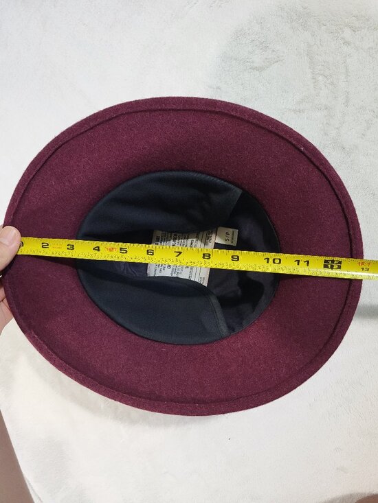 Tilley Casablance Style 100% Wool Maroon Hat - Small main image 4